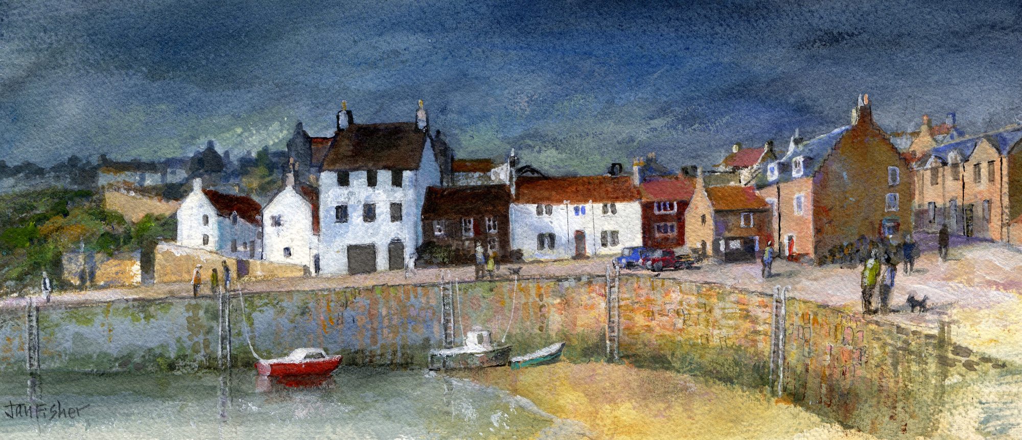 Crail Harbour Houses