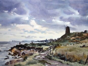 Blustery Afternoon at St.Monans Windmill