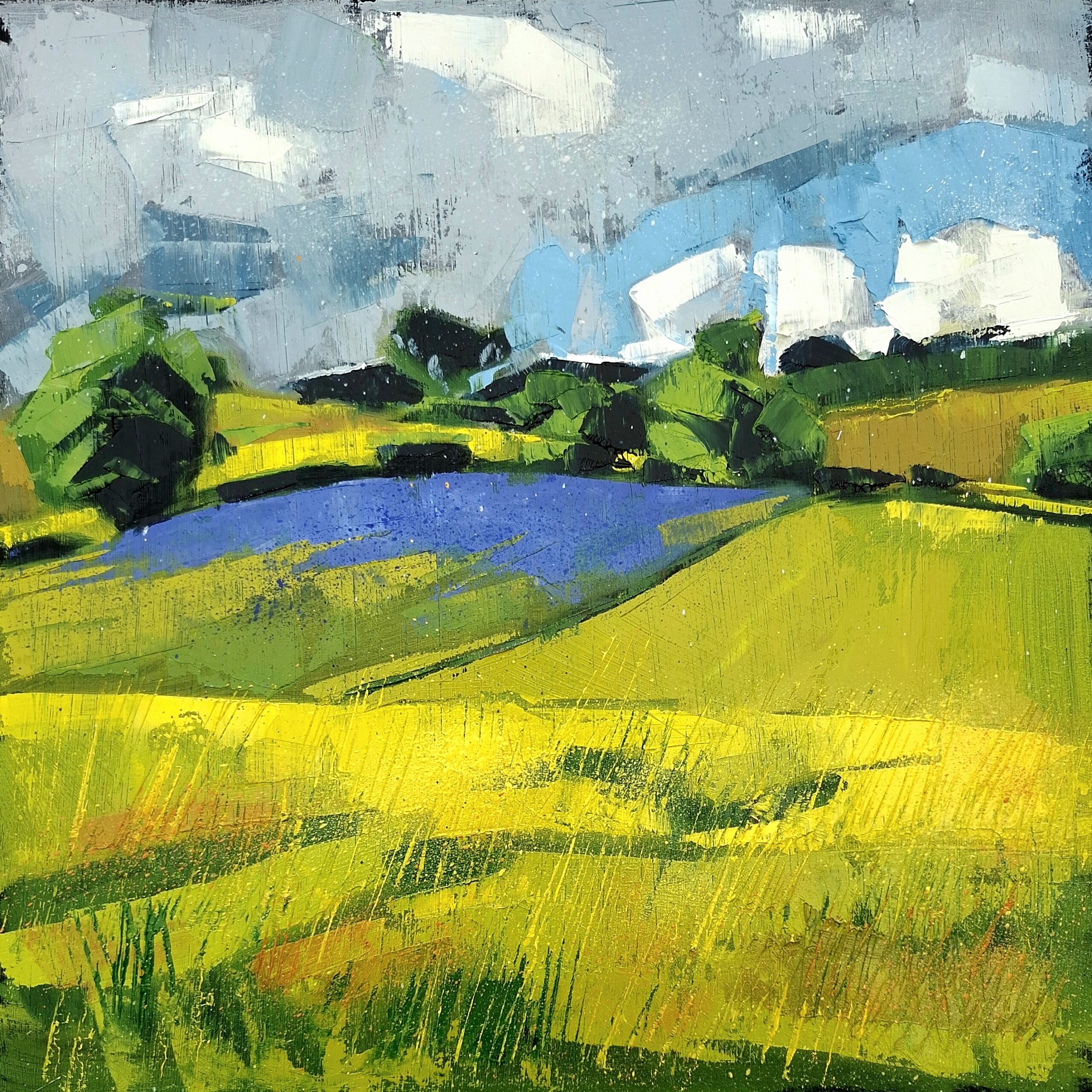 Fife Field with Cornflowers